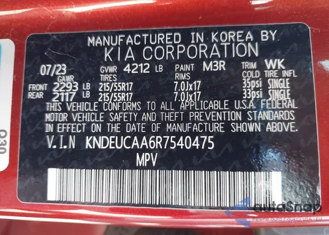 2024 Kia Seltos S z USA, uszkodzony, nr VIN KNDEUCAA6R7540475